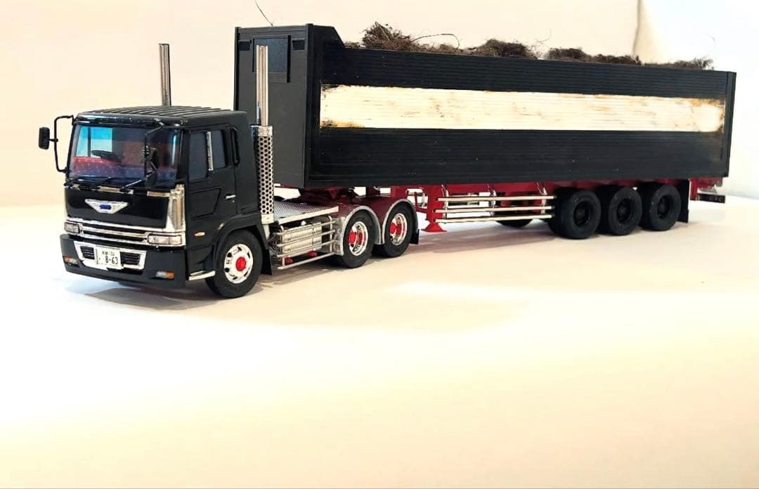 アオシマ デコトラ プラモデル トレーラー プロフィア 日野 テラヴィ