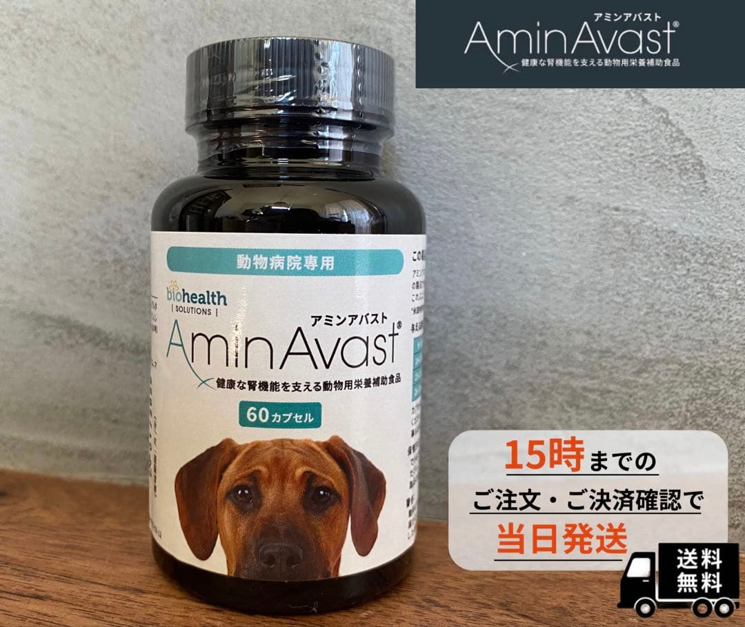 アミンアバスト 中・大型犬用規格（1,000mg）60カプセル - メルカリ