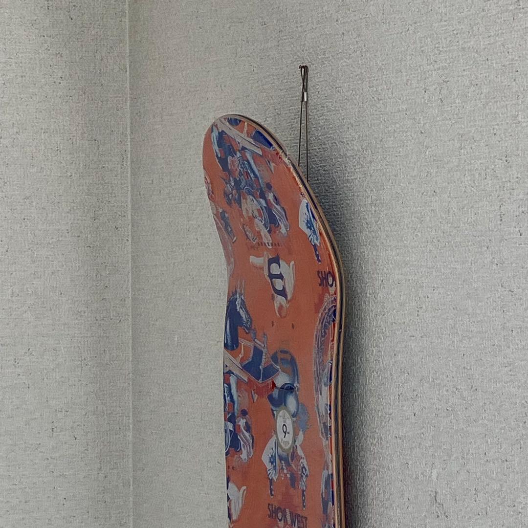 evisen スケートボート デッキ 9インチ 壁掛けワイヤー希望あればあげます