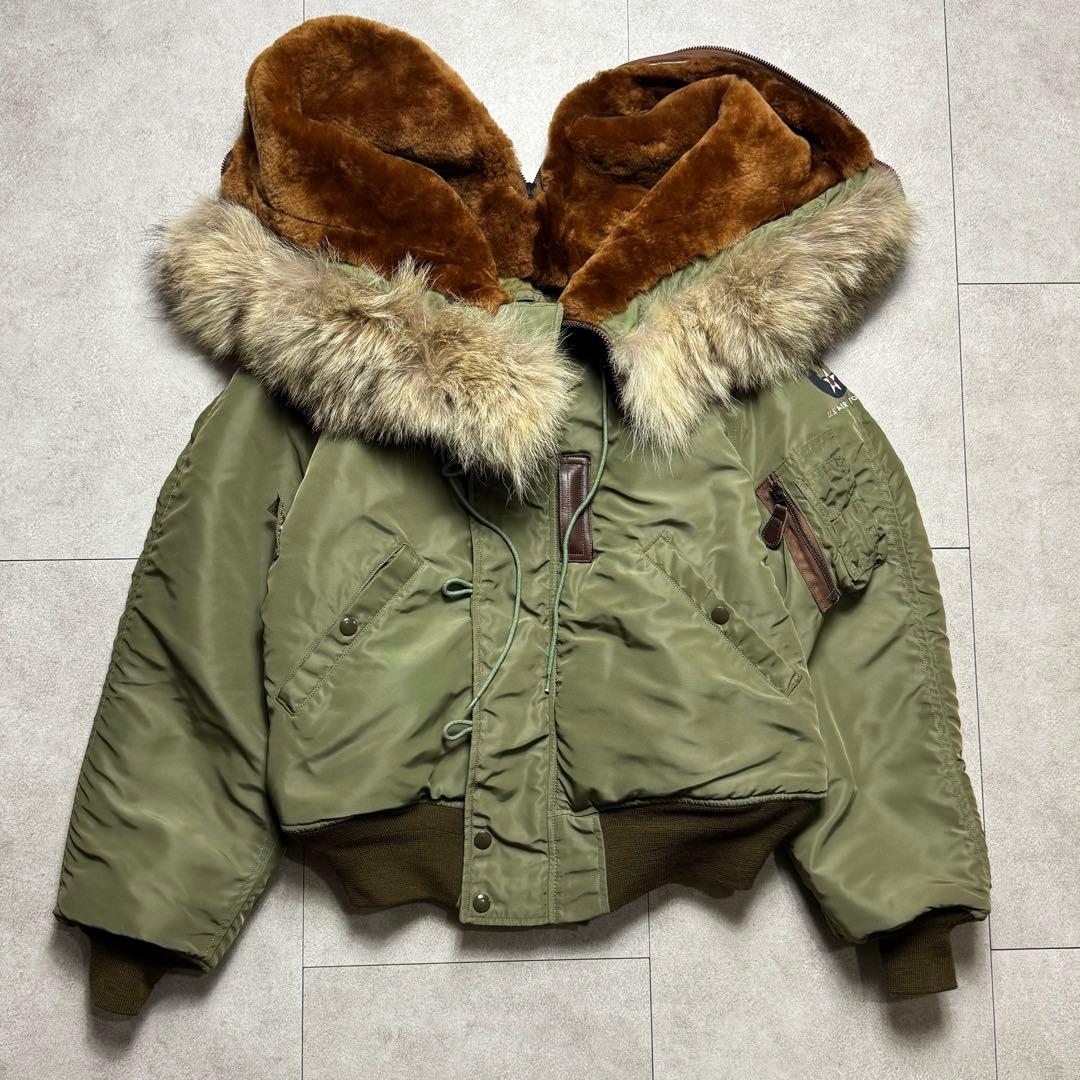 Buzz Rickson's バズリクソンズ N-2 ファー ジャケット - メルカリ