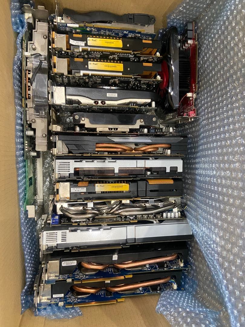 都市鉱山 部品取り 貴金属抽出用 グラフィックカード33枚ぐらい合計