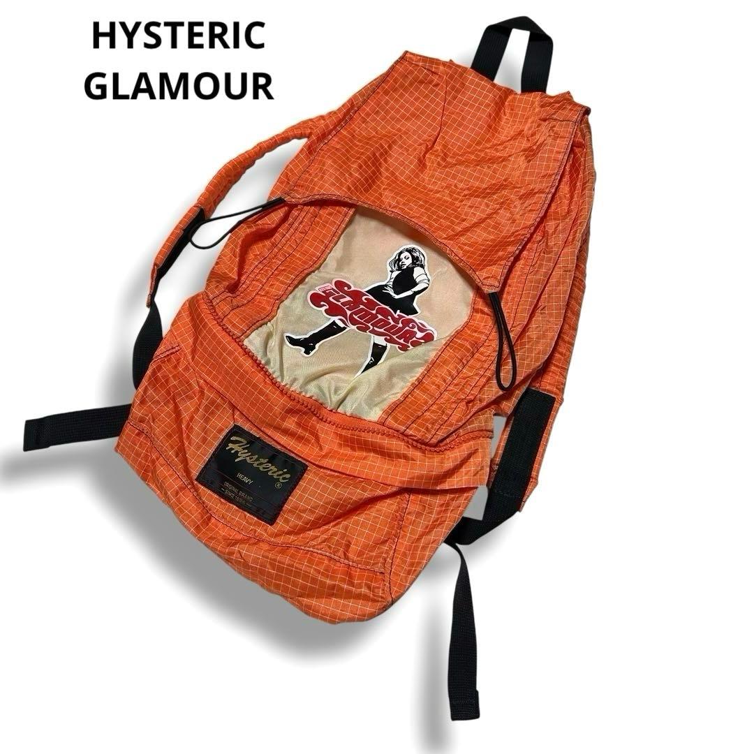 ヒステリックグラマー リュック オレンジ ヒスガール USA製 - メルカリ