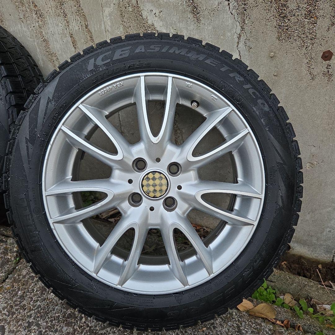 中古　スタッドレスタイヤホイール4本 16インチ 4H100 6.5J +48