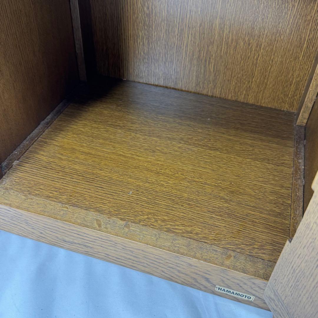 浜本工芸 (ハマモトコウゲイ) 電話台 木製電話台・ファックス台 引き出し付き