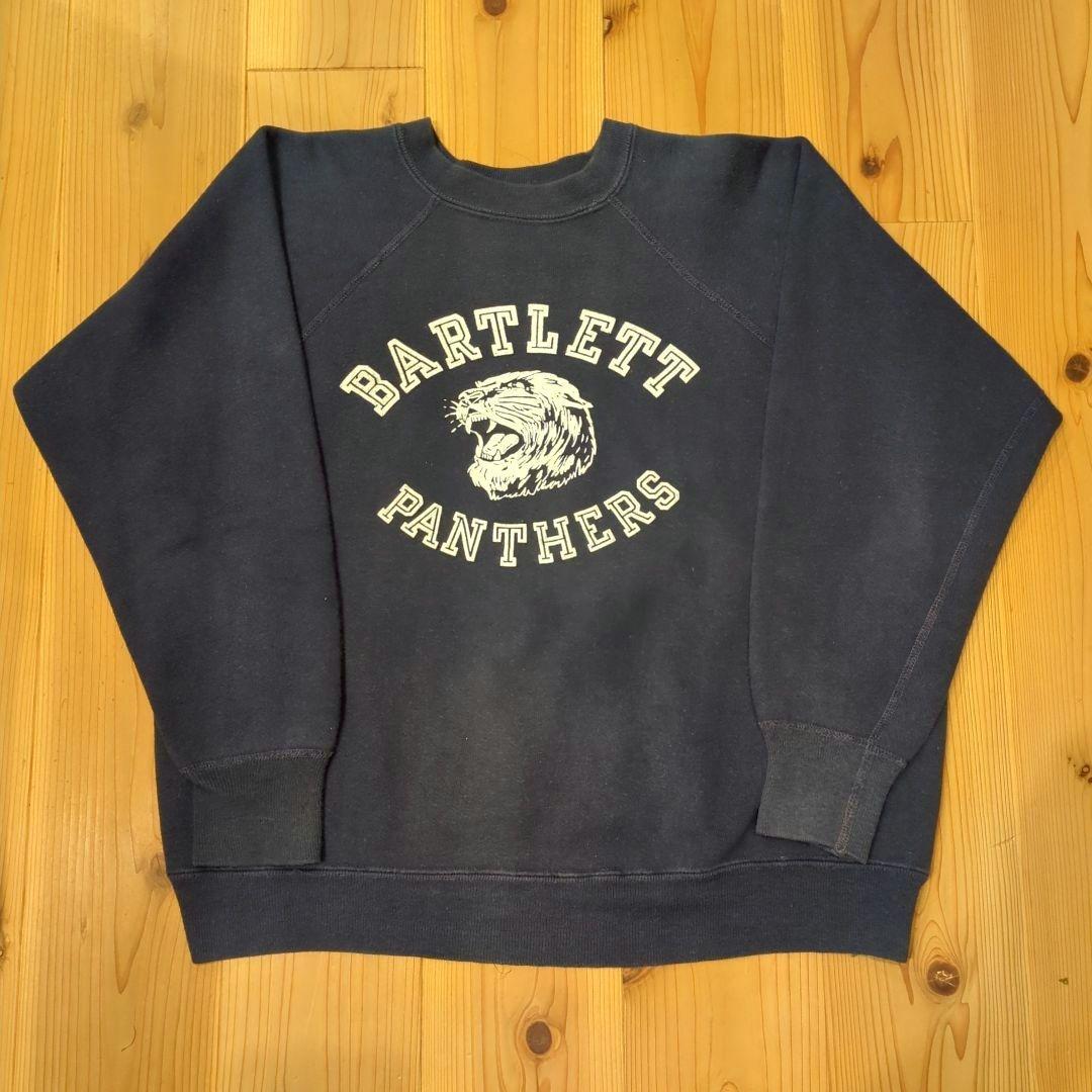 希少】60s ビンテージスウェット ネイビー 茄子紺 グッド