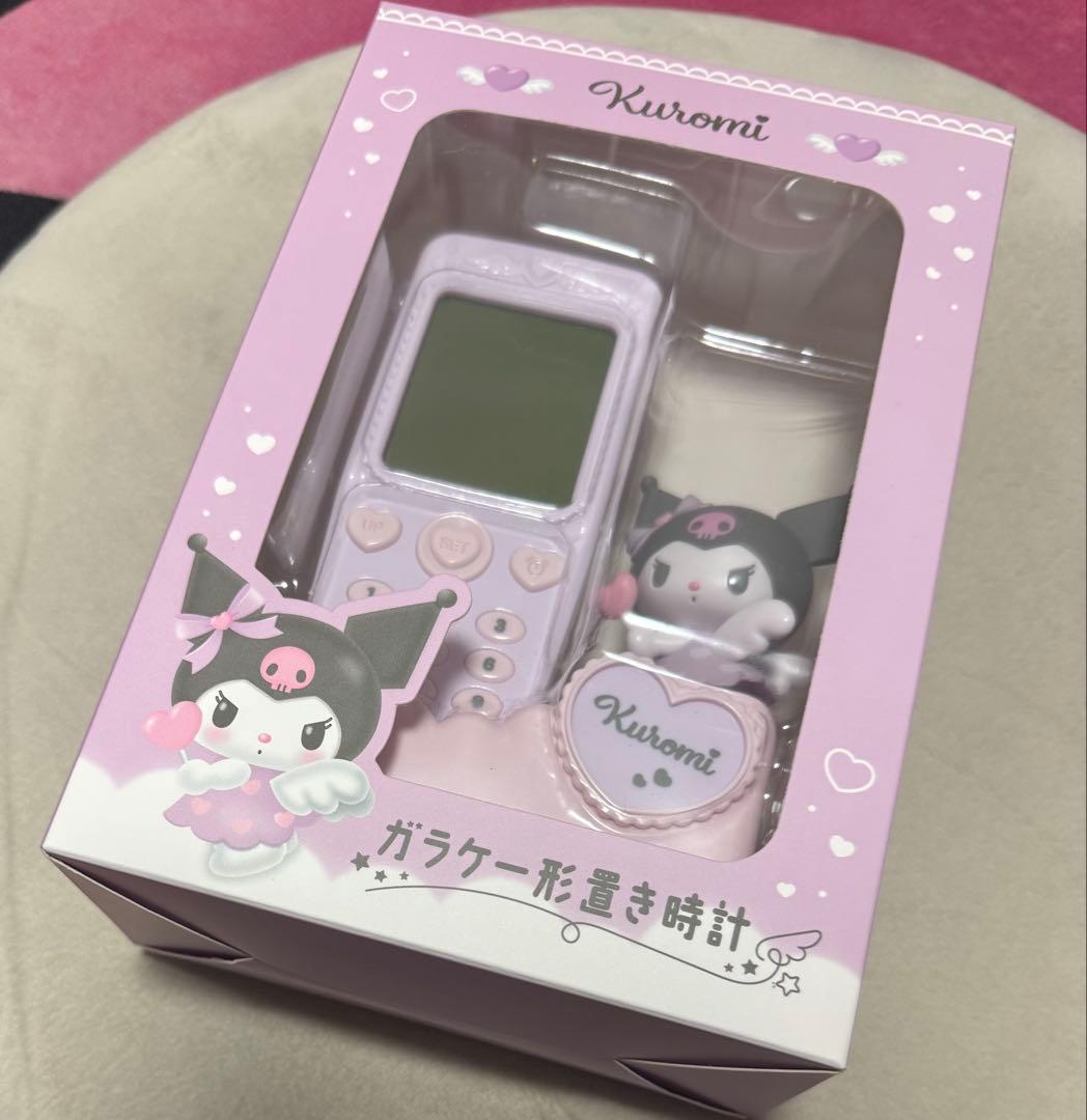 サンリオ ガラケー型置き時計 クロミ マイメロ sanrio キティちゃん