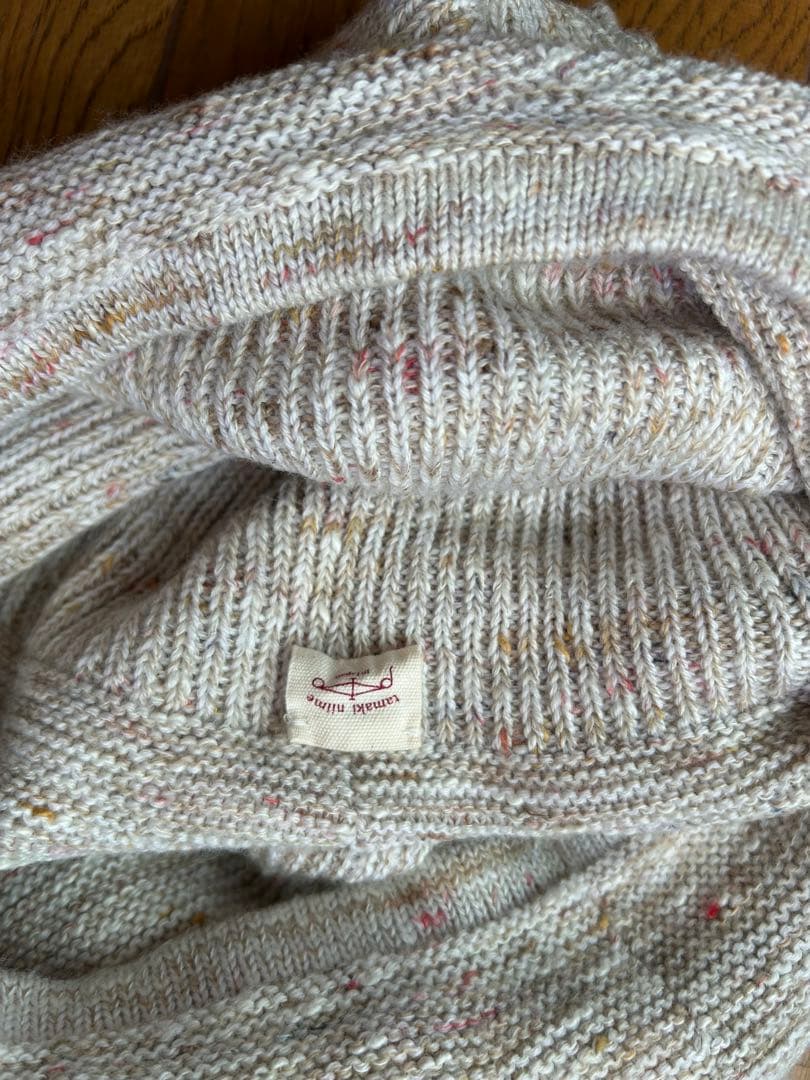 tamaki niime 今季 ゆきんこ きなり ベージュ ミックス バラグラバ