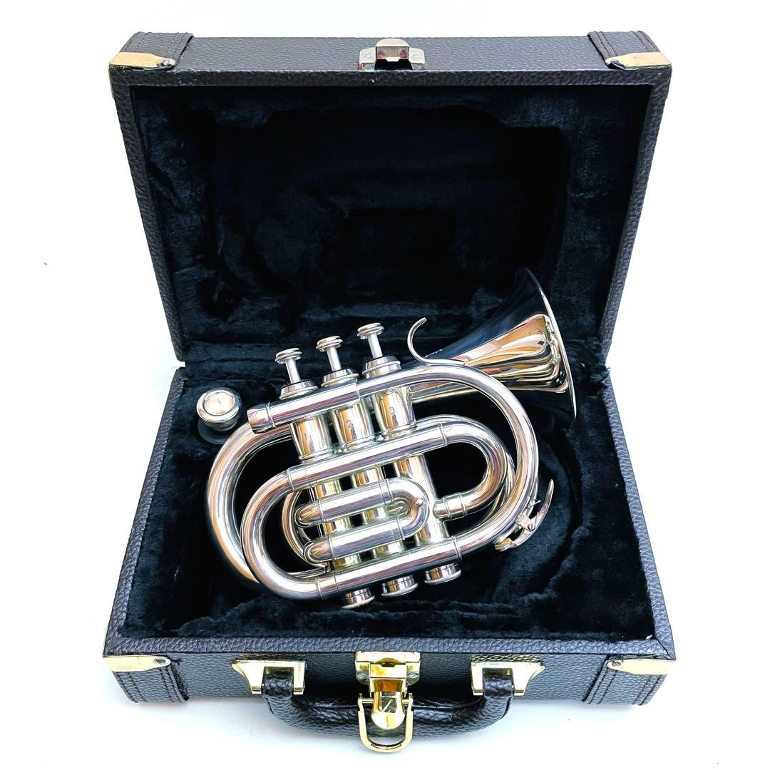 完全調整品】Heinrich ヘインリッチ ポケットトランペット - メルカリ