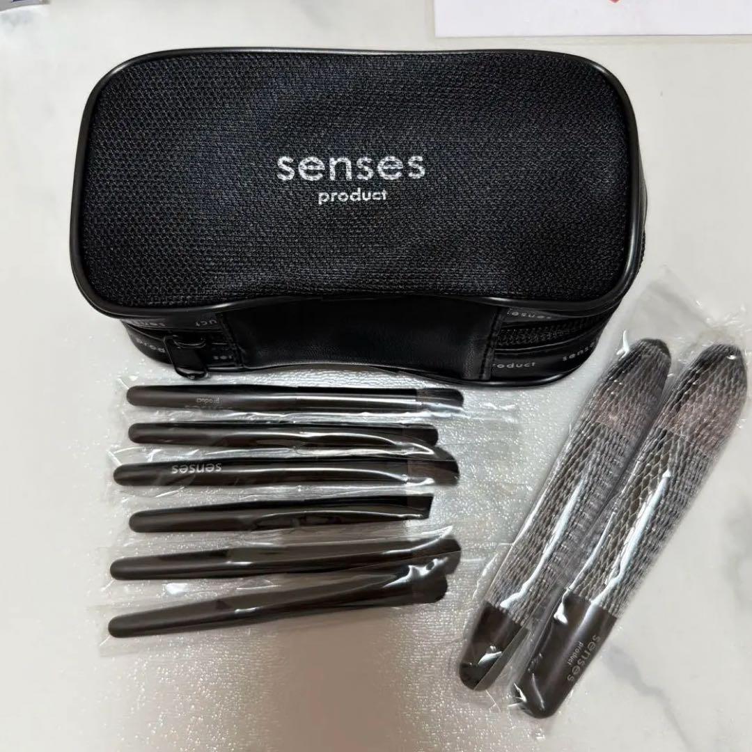 新品未使用✨senses product メイクブラシ8本&ポーチ multi make brush pouch set – senses product
