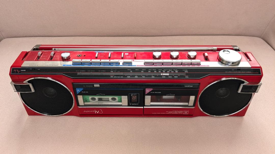 ジャンク品 ラジカセ ブラザー ステレオ カセット レコーダー OT-457