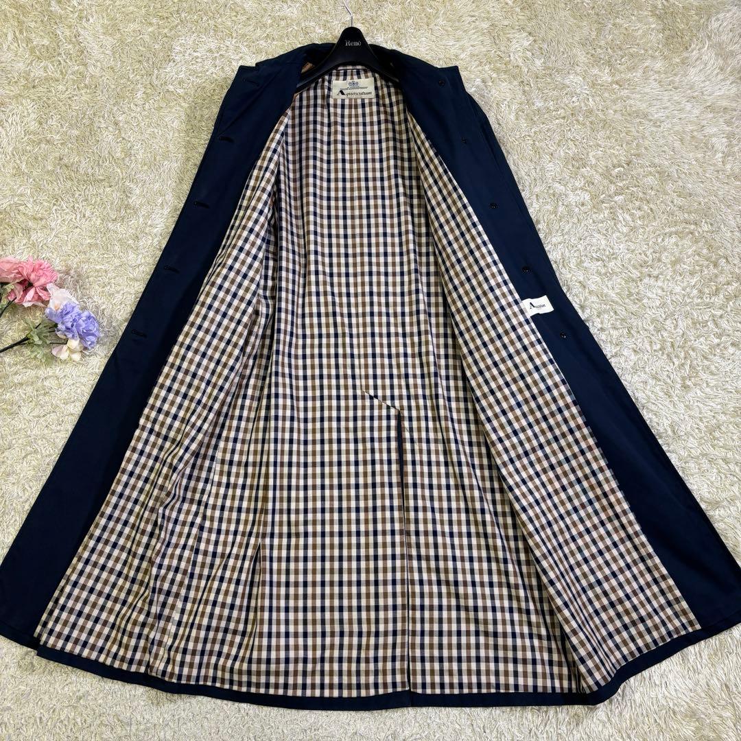 アクアスキュータム ロンドン 大きいサイズ ギンガムチェック ステン