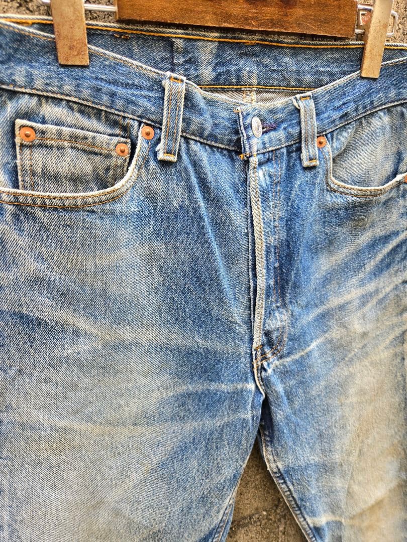 極上！90s USA製 リーバイス501 鬼ヒゲ - メルカリ