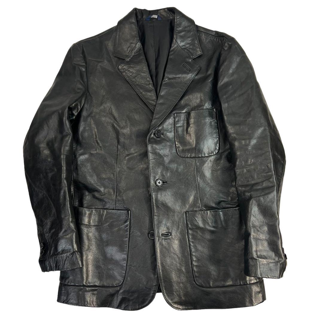 美品 GAP ギャップ 90s vintage レザーテーラードジャケット XS - メルカリ