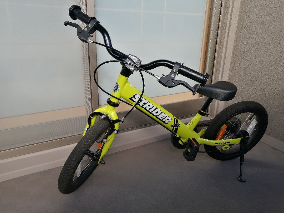 STRIDER 幼児用自転車 14x ライムイエロー 14型 ランニングバイク ストライダー 14x ストライダーフォーティーン