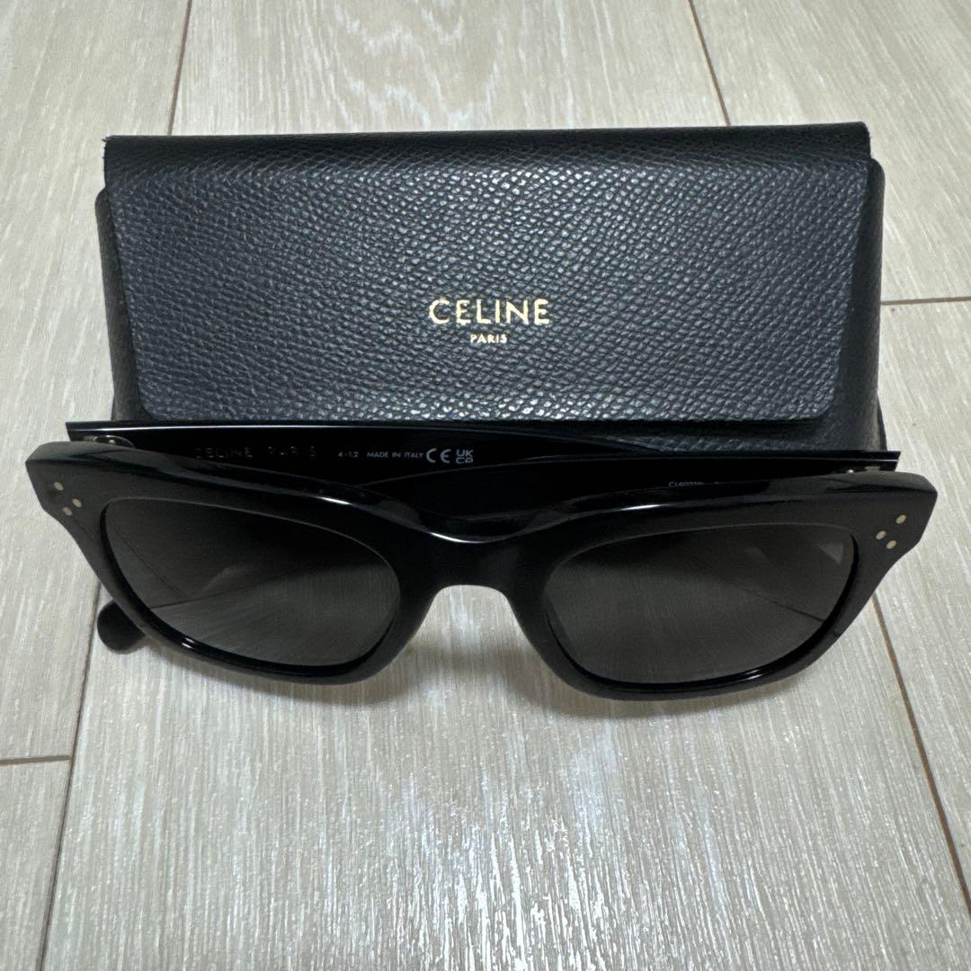 【JJJSSSFFF】正規品　CELINE ブラックサングラス CELINE(セリーヌ) CELINE Sunglasses / BLACK | Detail Application