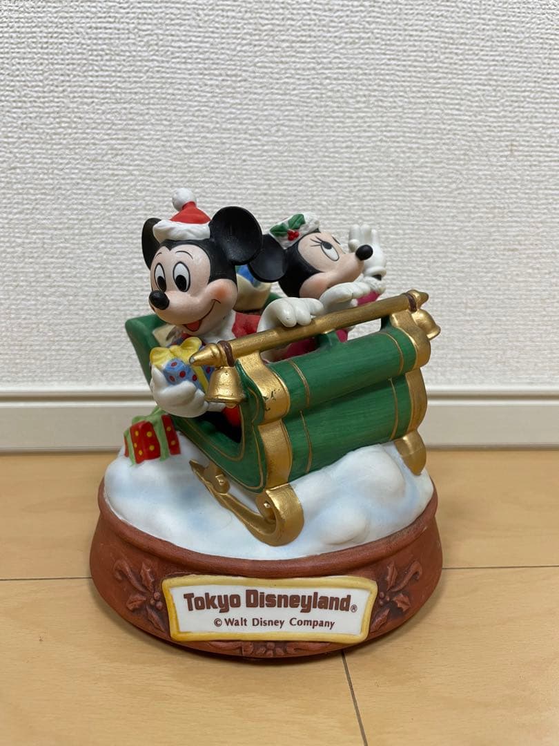 ディズニー ミッキー ミニー クリスマス オルゴール Disney レア