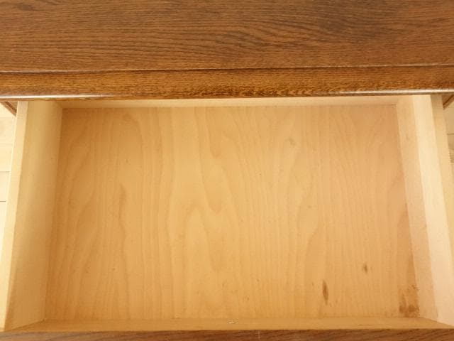 勇峰工芸 雅 花柄キャビネット ナラ材家具 旭川家具 再塗装済 USED