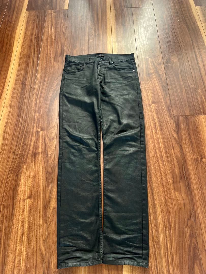 Raf by raf simon’s coating waxed denim RAF BY RAF SIMONS Coated Jeans | NEXT51三国ヶ丘店