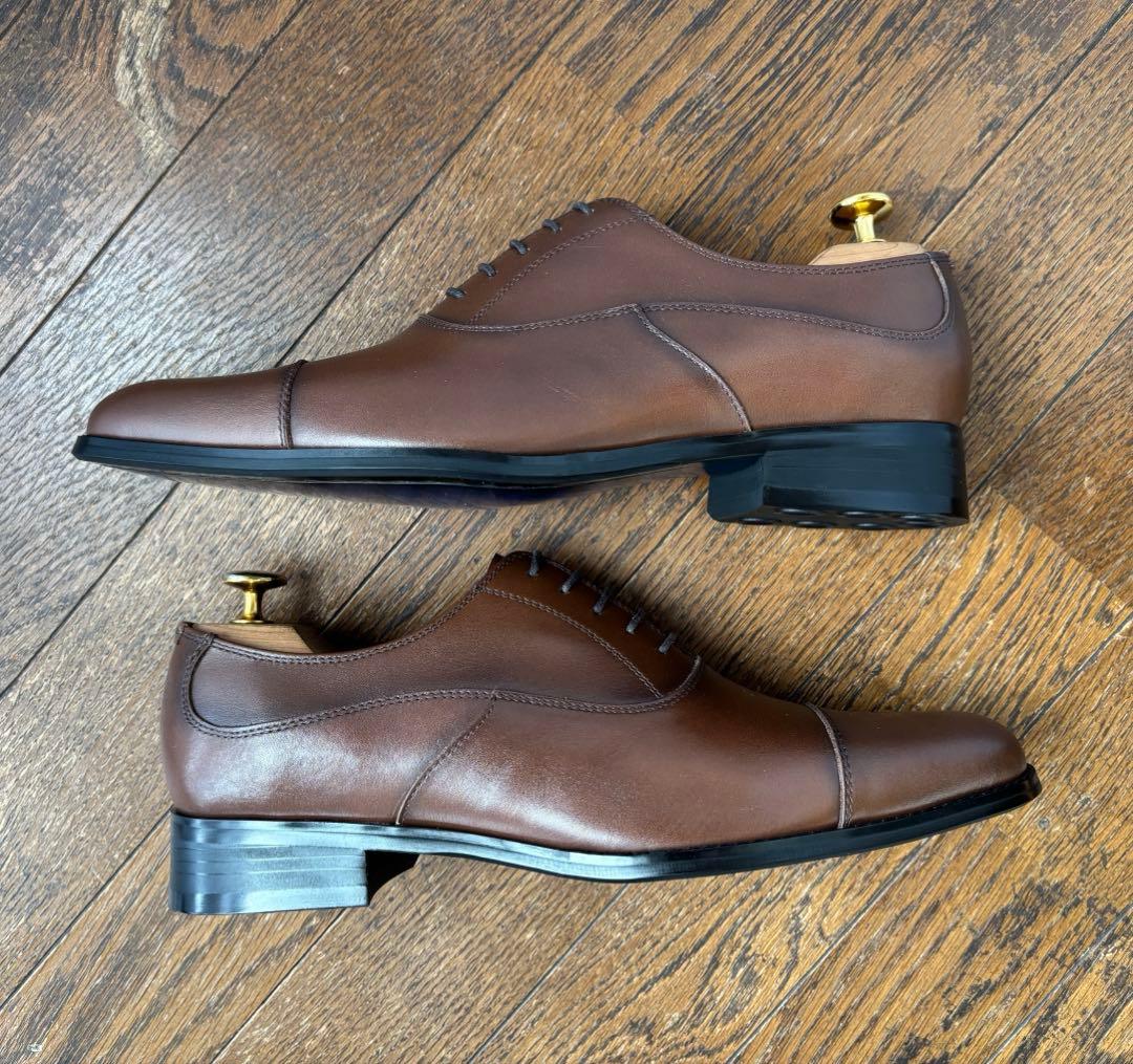 【REGAL】美品！ リーガル V104 内羽式ストレートチップ 24.5cm