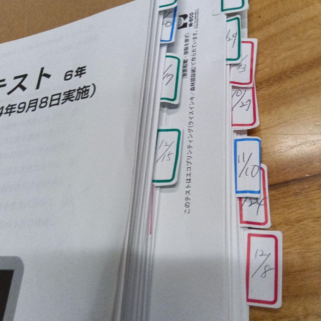 日能研 2024年版 6年後期 育成テスト 合格力実践テスト 難関 難関 2024