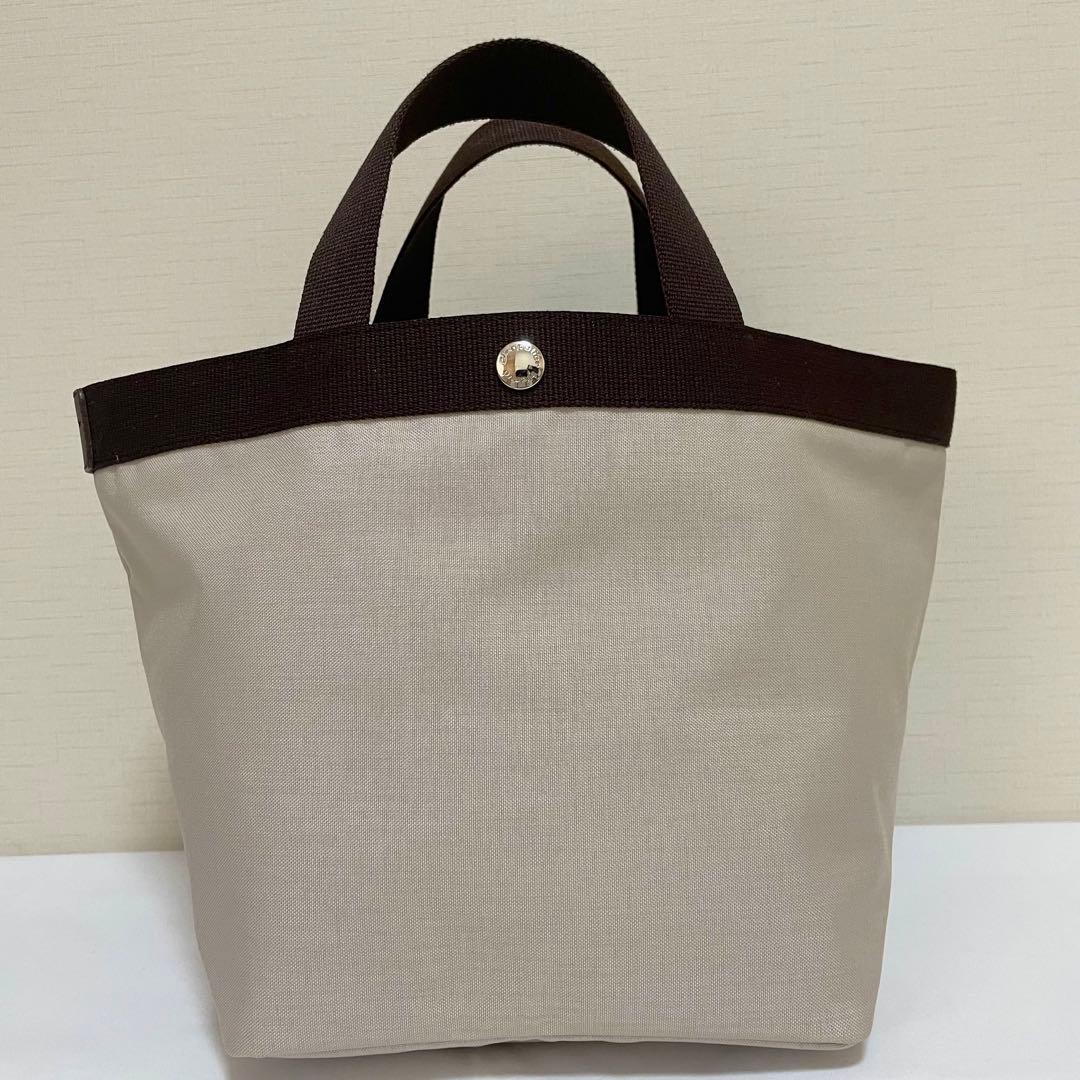 極美品】エルベシャプリエ 707C ナイロン舟型トートM マスティック