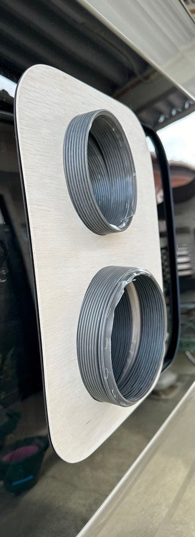 エコフローwave2 ダクトパネル 助手席側小窓用 塗装あり - メルカリ