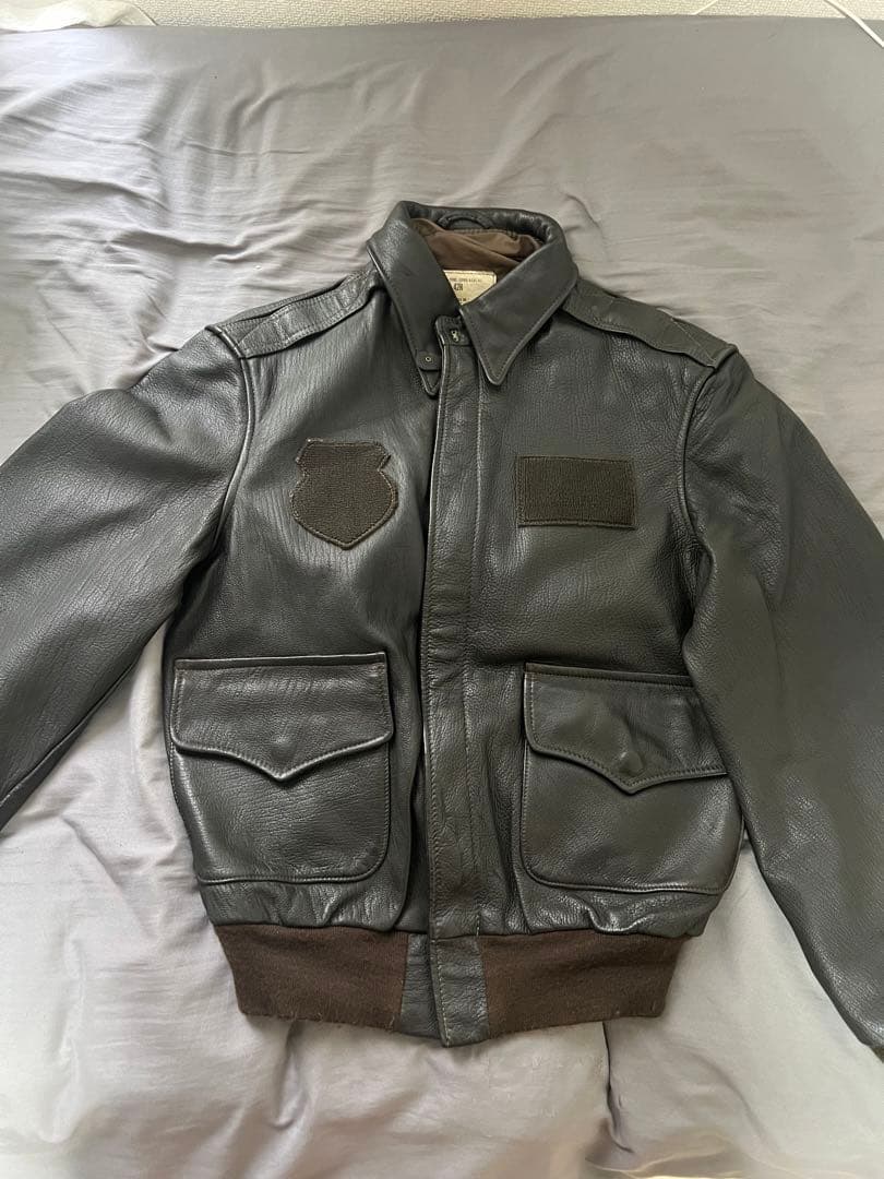 A2 実物 官給品 90s アメリカ空軍 フライトジャケット オーチャード