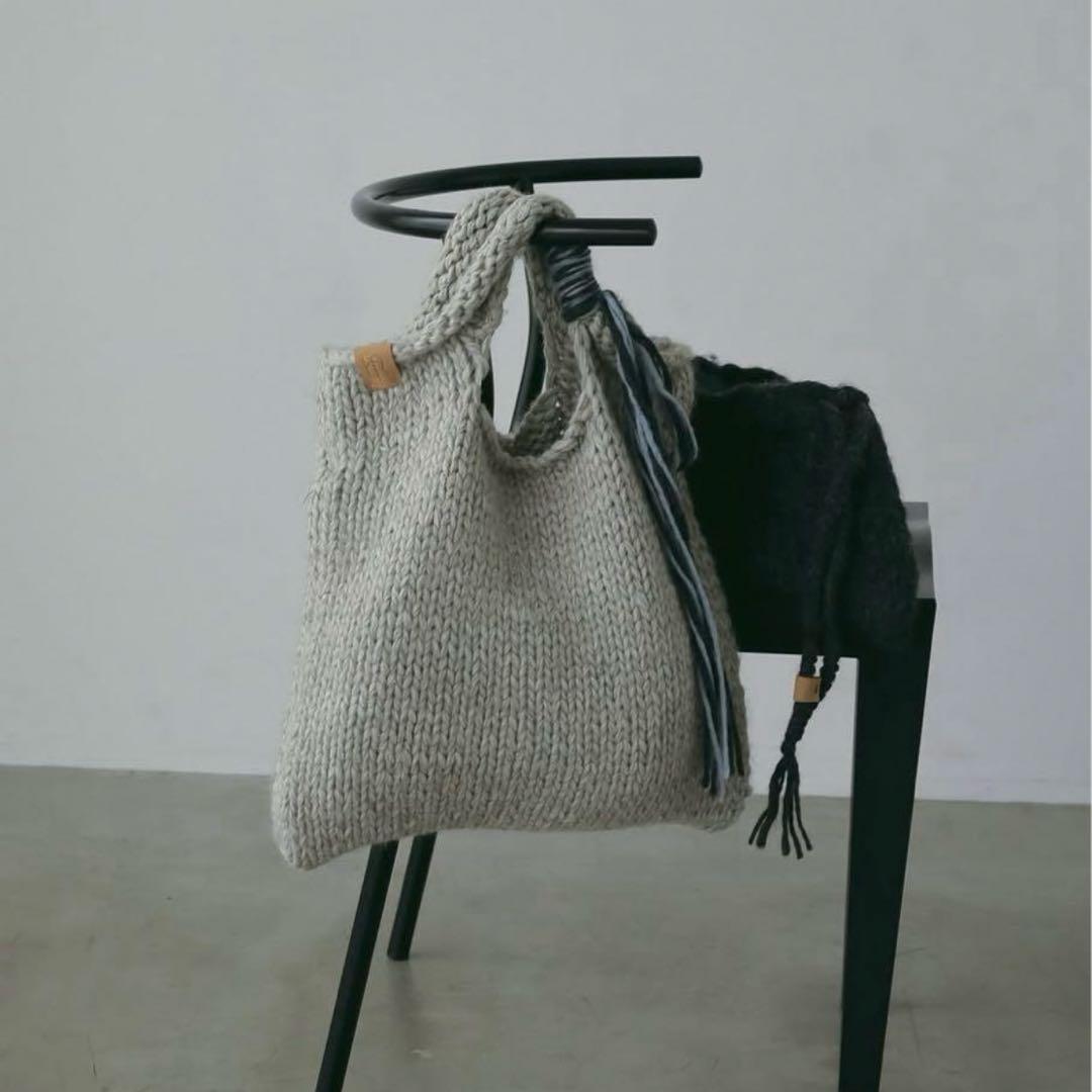 限定価格】ETRE TOKYO HAND KNIT BAG & POUCH