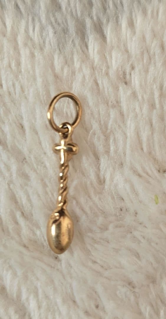 K10 チャーム スプーン 天然石 アミュレットチャーム - メルカリ