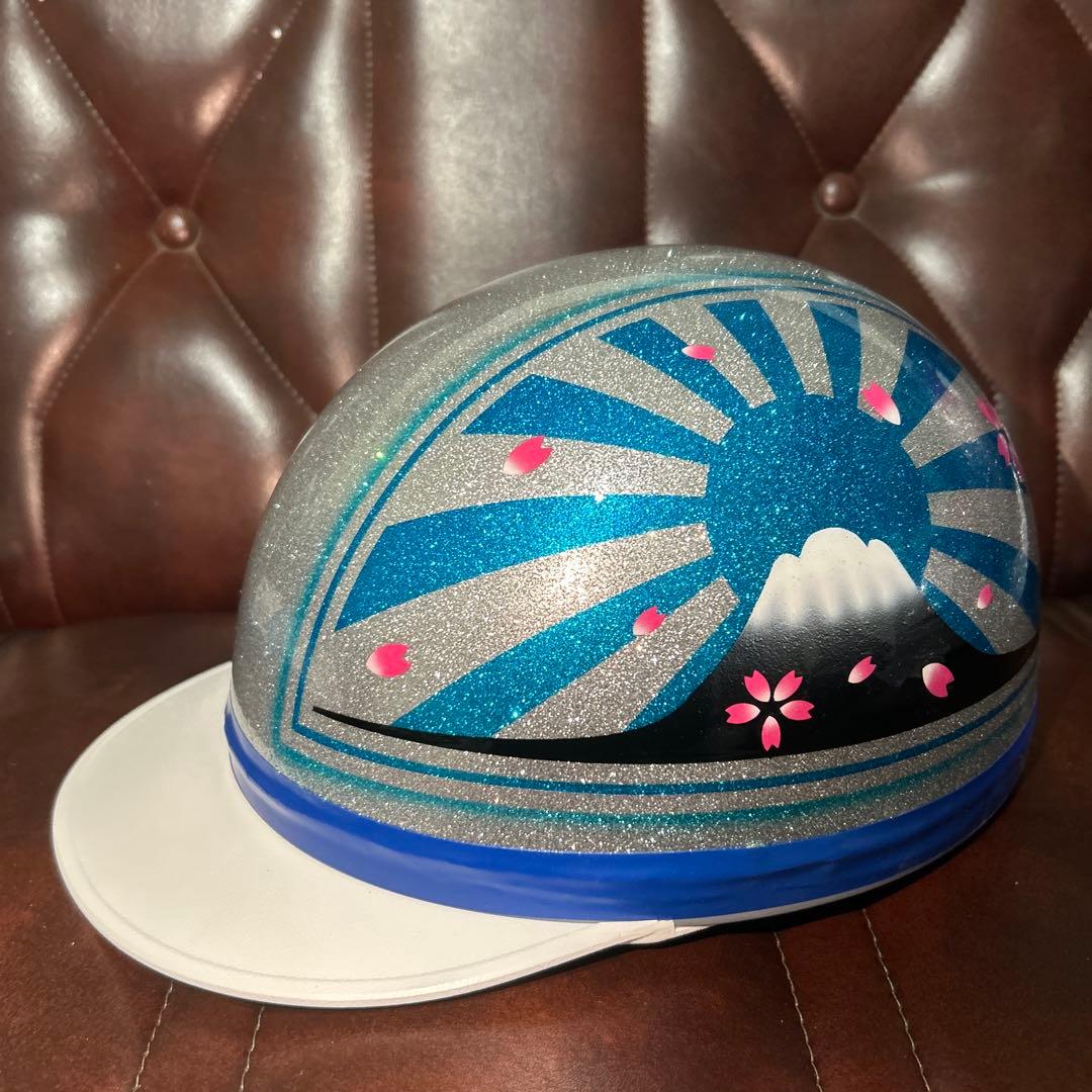 ラメラメ 富士日照 キャンディーブルー ぼかし カスタムコルク半