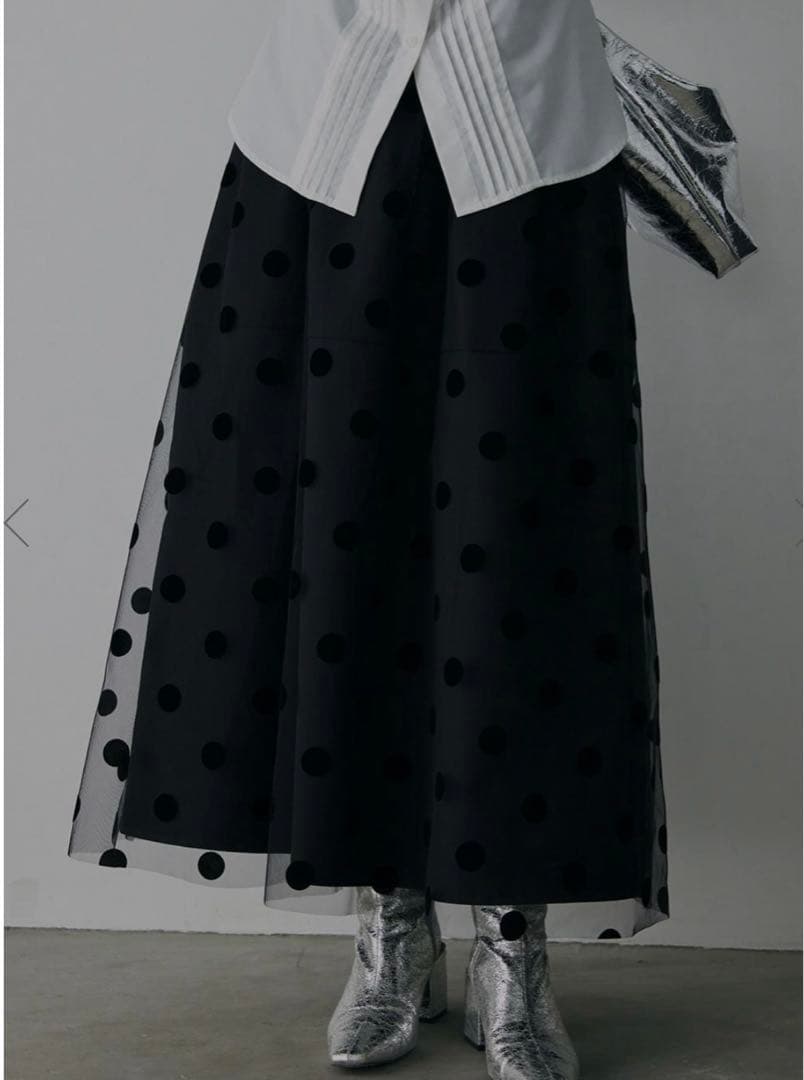 オンライン 通販ファッション - Ameri vintage OTONA MUSE DOT TULLE SKIRT