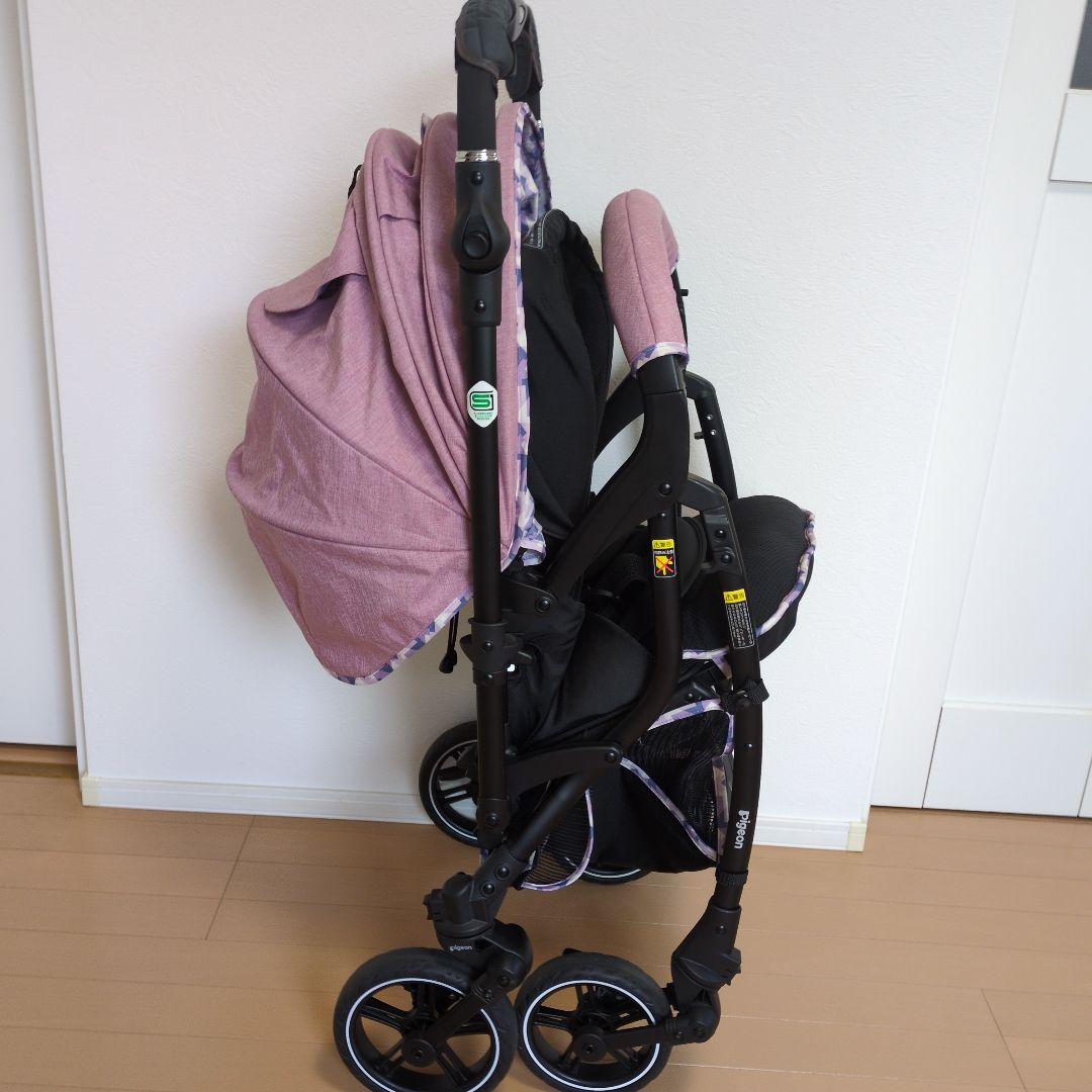 美品】限定ピジョン ベビーカー ランフィリノン ピンク