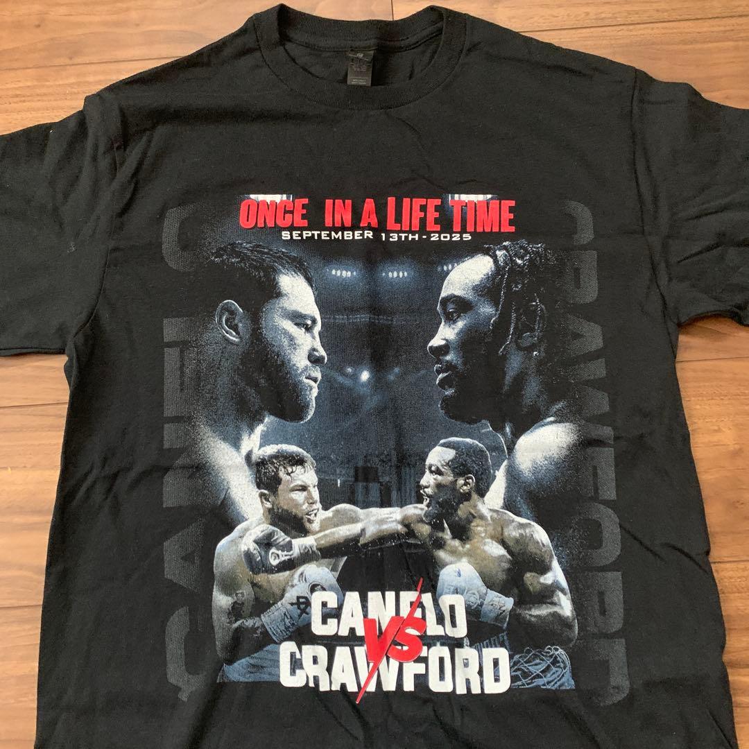 カネロ クロフォード 現地ラスベガス購入 マッチTシャツ XLサイズ