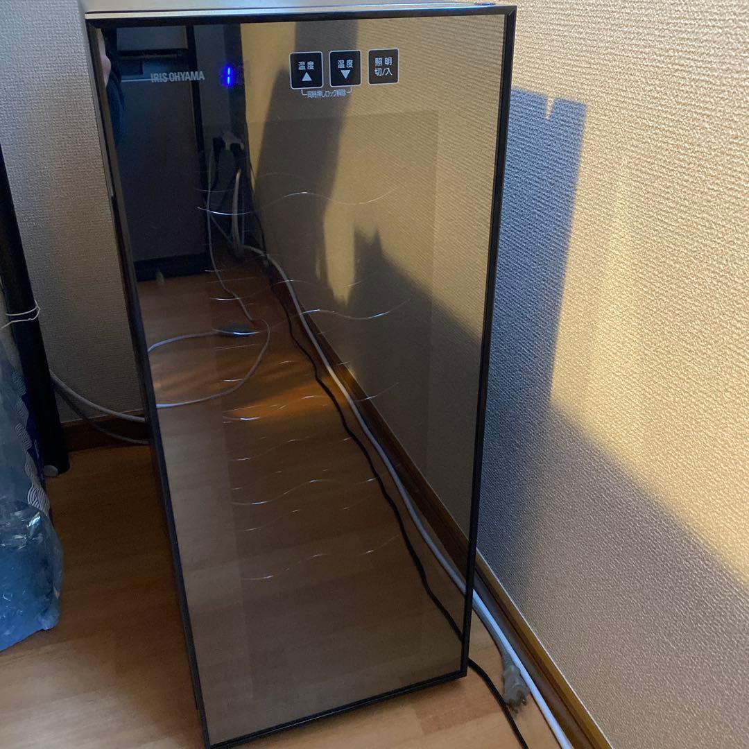 ワインセラー ブラック 12本収納 Besson ワインセラー 12本収納 小型 家庭用 スリム 縦置き