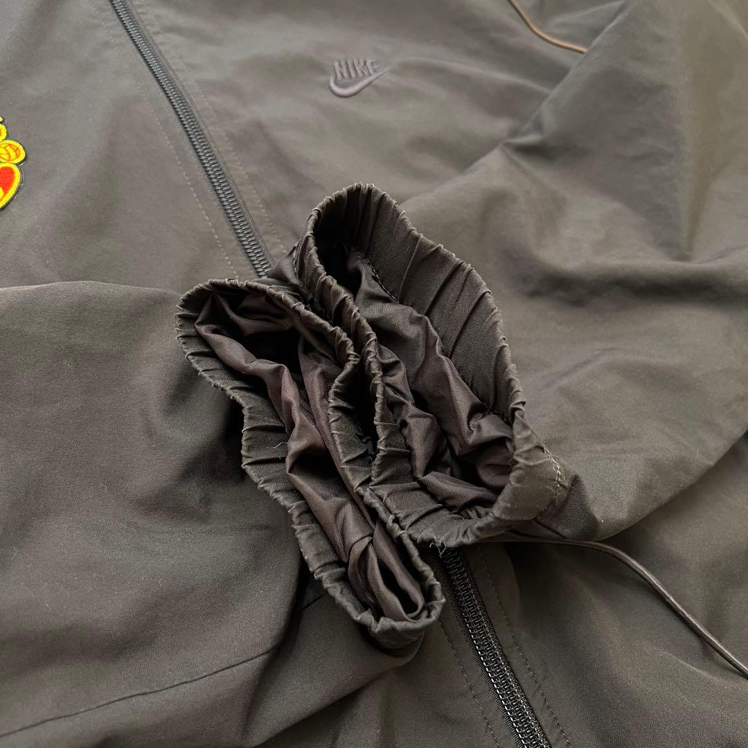 00s nike マンチェスターU 短丈 ドローコード ナイロンジャケット M
