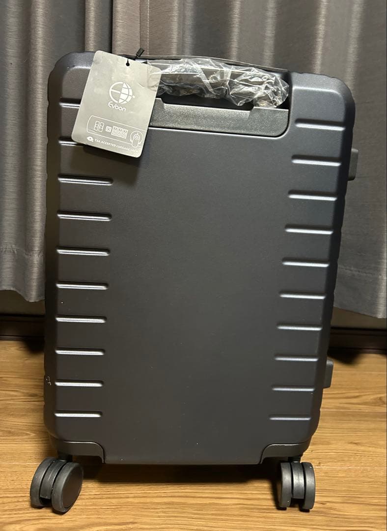 未使用タグ付き】Evoon スーツケース 拡張機能付き ネイビー 469