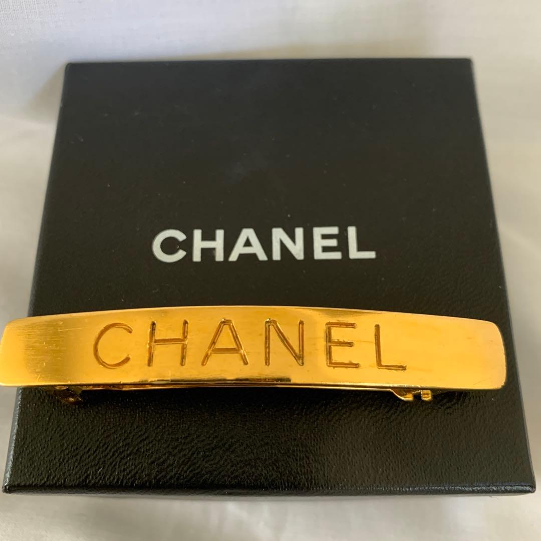 ラスト1点❗️【極美品】CHANEL ノベルティゴールド ヘアピン 刻印