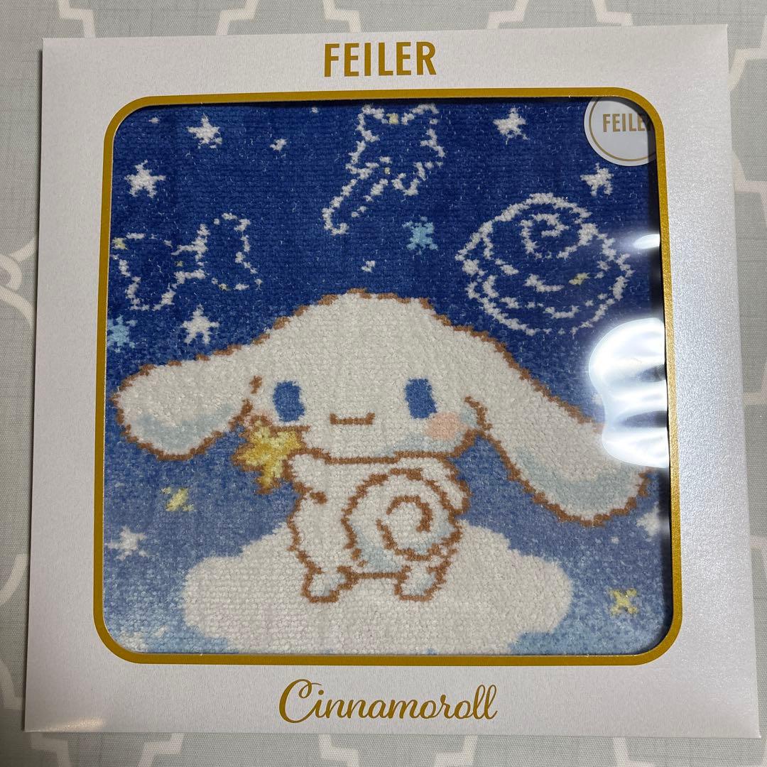 FEILER フェイラー ハンカチ シナモロール サンリオコラボ シナモン