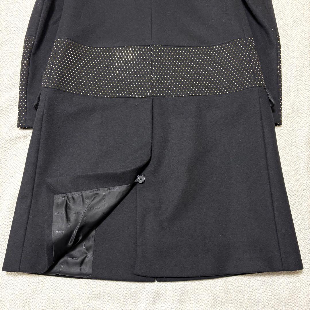 極美品 Just Cavalli イタリア製 スタッズ ロングコート - メルカリ