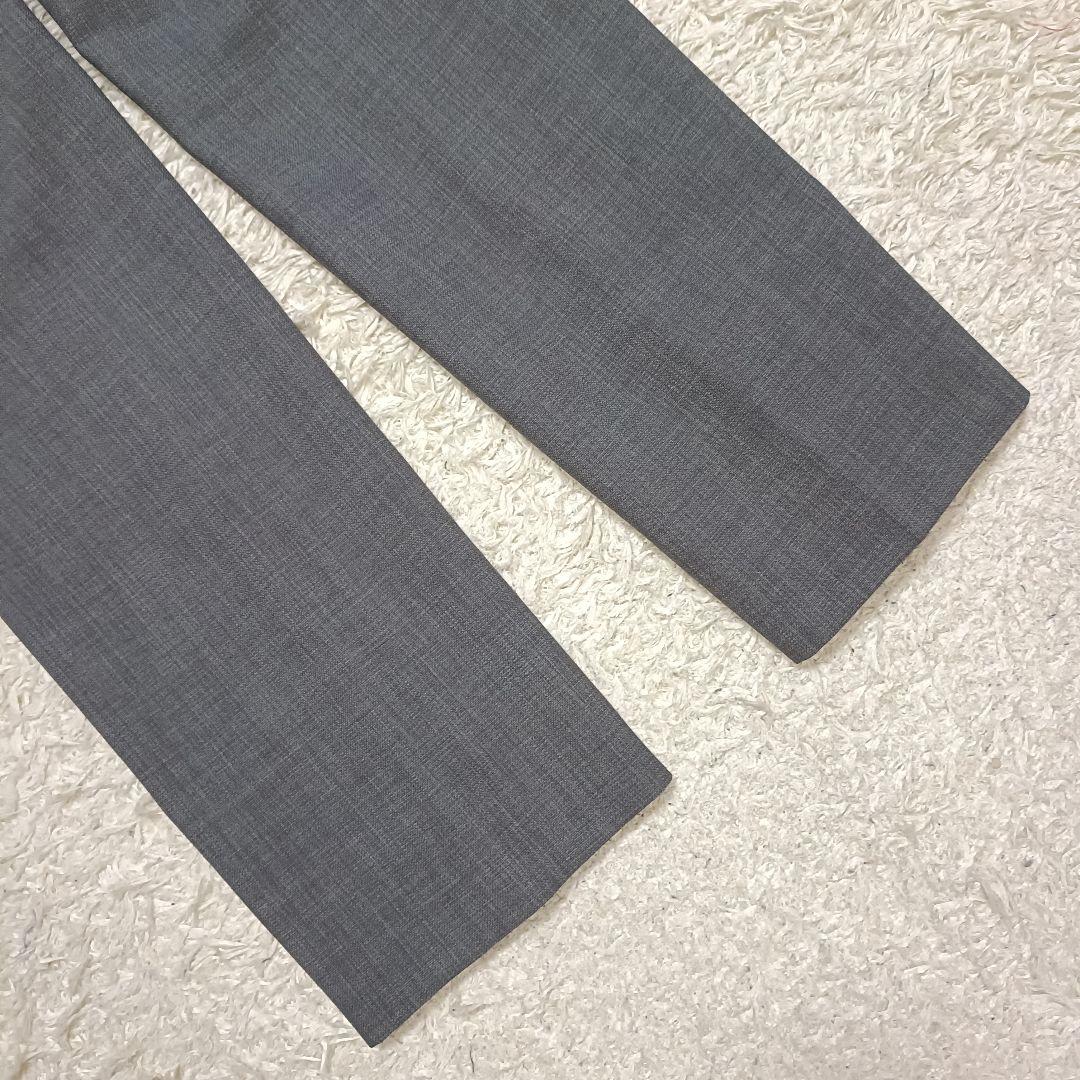 美品】ミラオーウェン リネンライク ノーカラージャケット パンツ