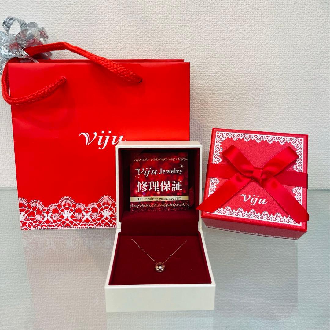 Viju ネックレス ダイヤ ゴールド系 - メルカリ