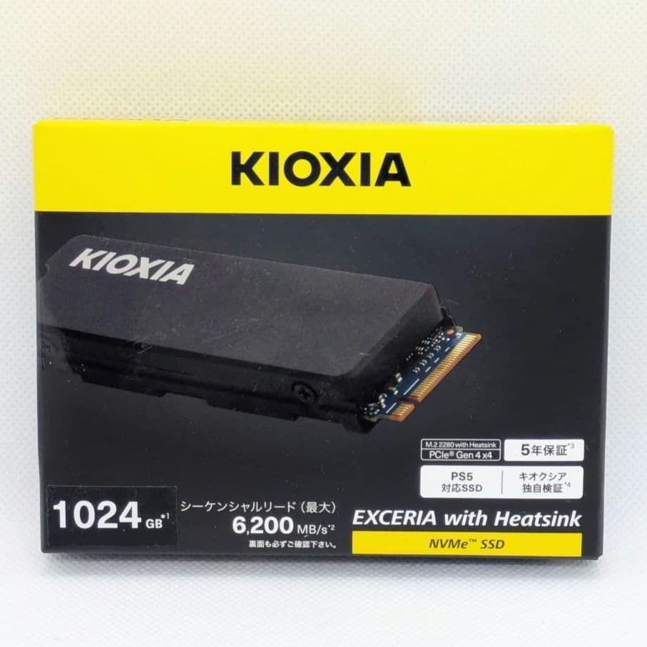 新品未開封】5年保証 KIOXIA EXCERIA M.2 SSD 1TB