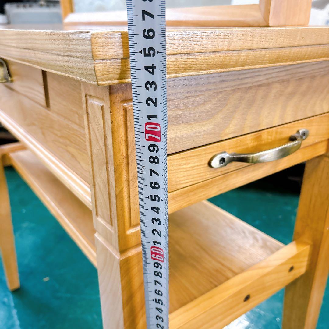 送料設置込み】美容室 ドレッサー 片面 サロン 鏡台 木製 - メルカリ