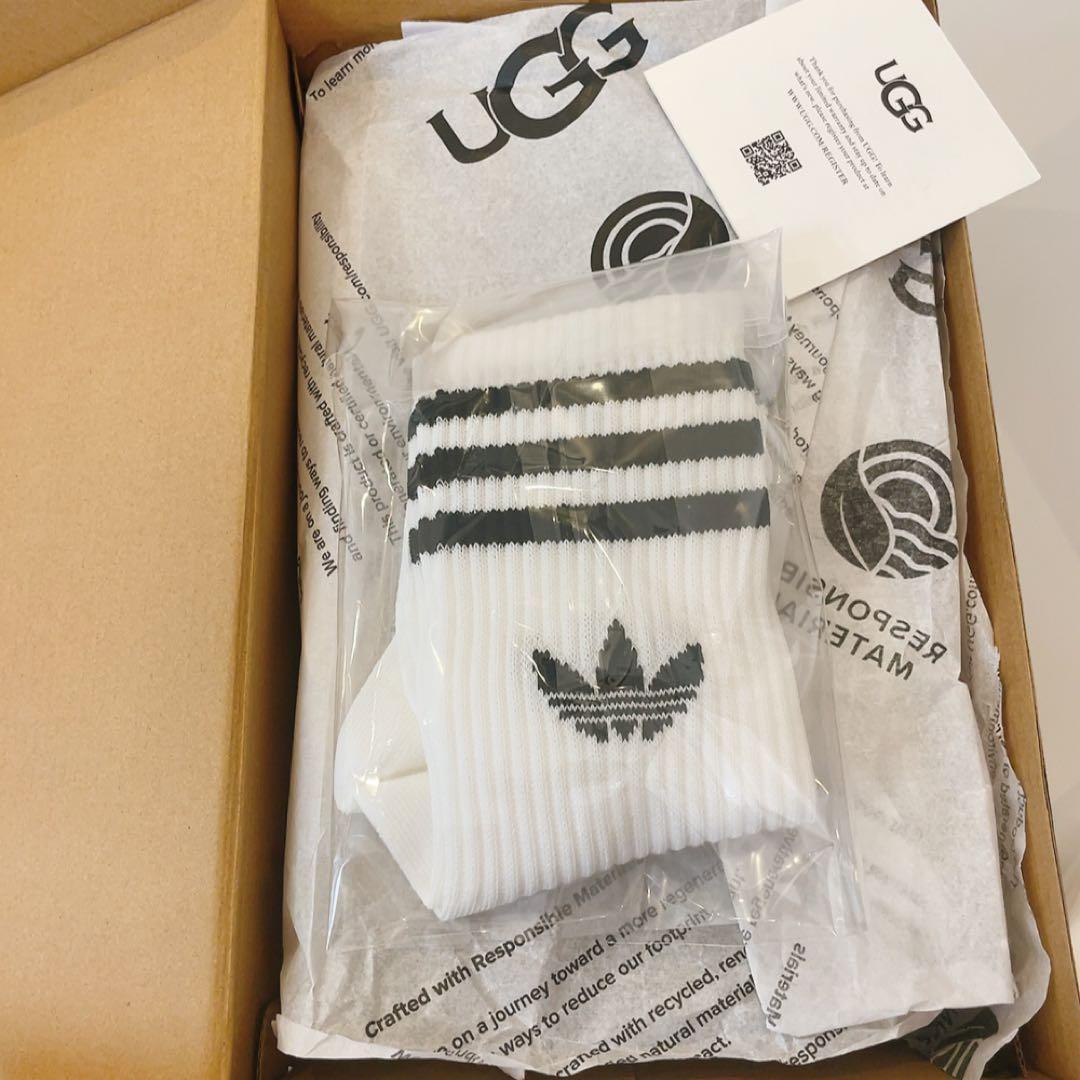 定価以下！ UGG アグ 24.5 スライド サンダル 新品 スリッポン 正規