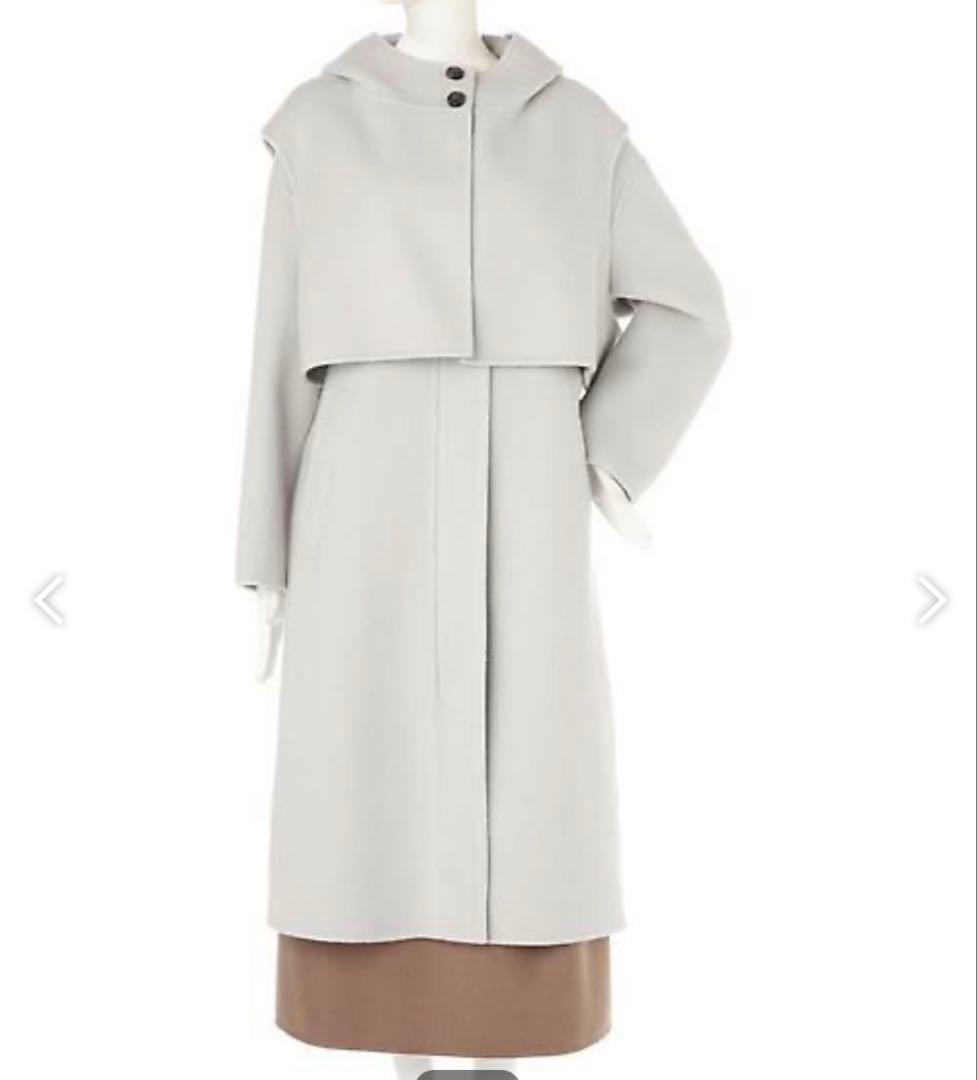 ADORE新品　定価10.6万円　アドーア２ＴＯＮＥリバー２ＷＡＹフードコート Ca混2TONEリバーケープコート | ADORE（アドーア） ｜【公式