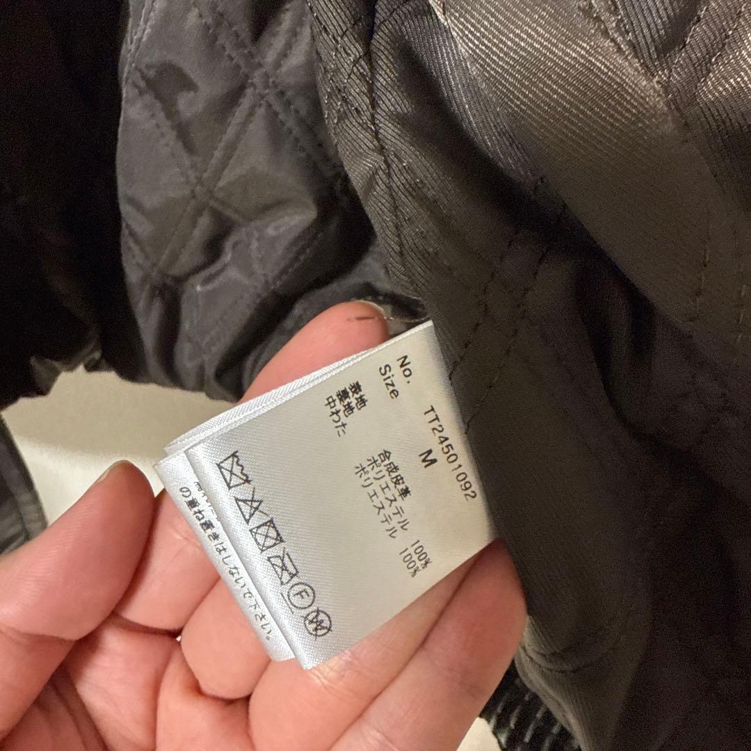 THE TOÉ BOND JACKET ダークブラウン レザージャケット M - メルカリ