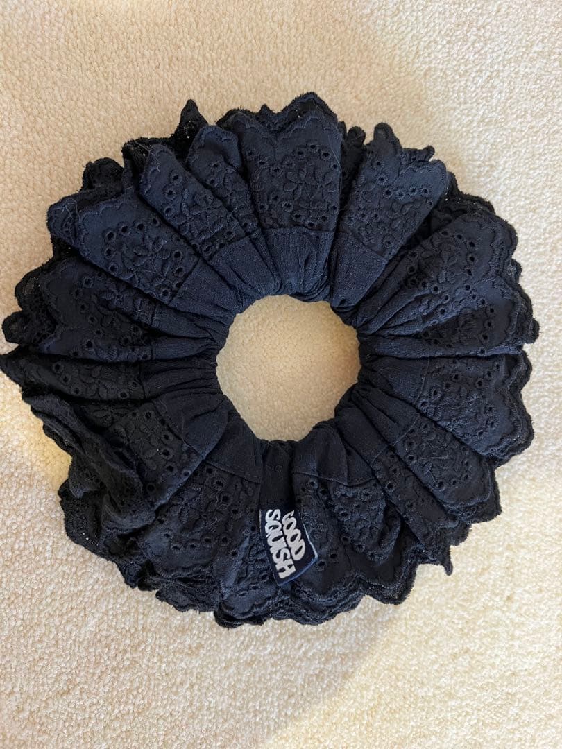 GOOD SQUISHブラックヘアゴム GOOD SQUISH（グッド スクイッシュ） グッド スクイッシュ シュシュ