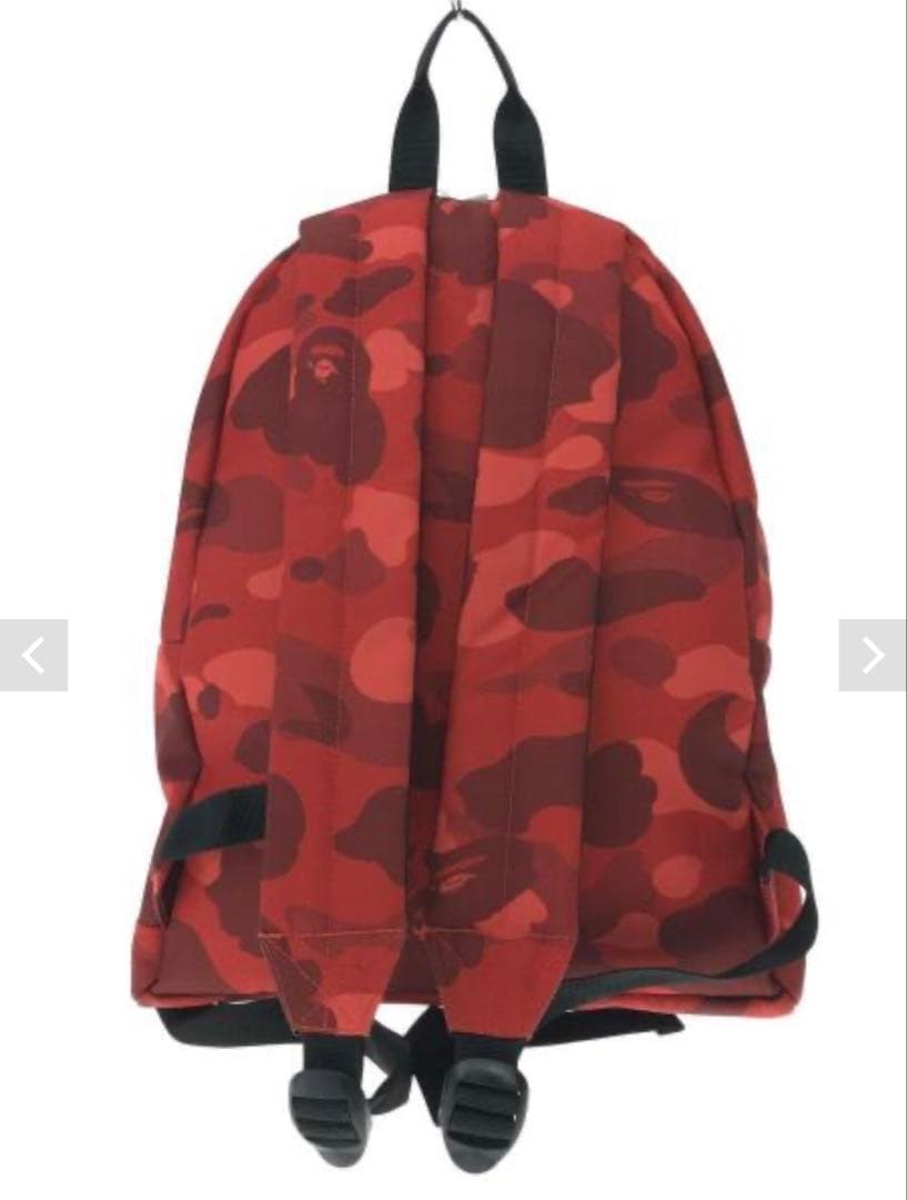 A BATHING APE シャーク柄バックパック レッド Mサイズ - メルカリ