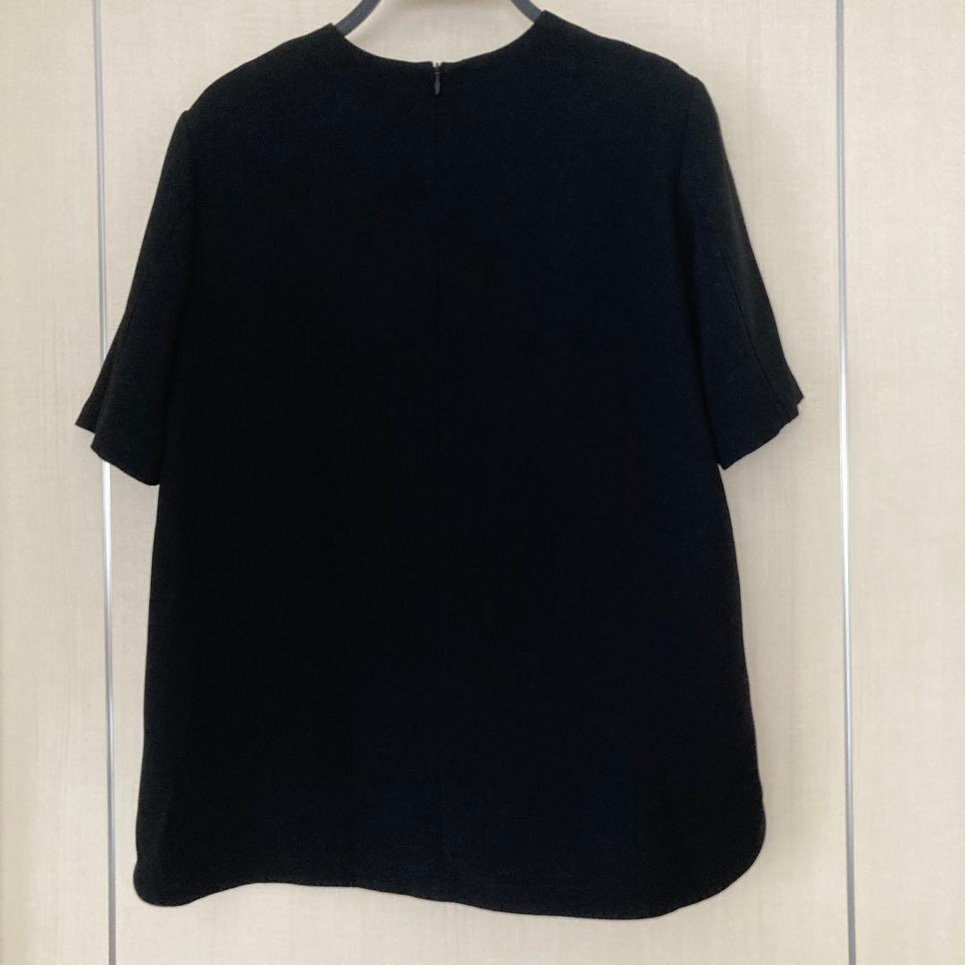 セオリーリュクス ブラウス 38 黒 ROW CREPE CLIBI ブラックM - メルカリ