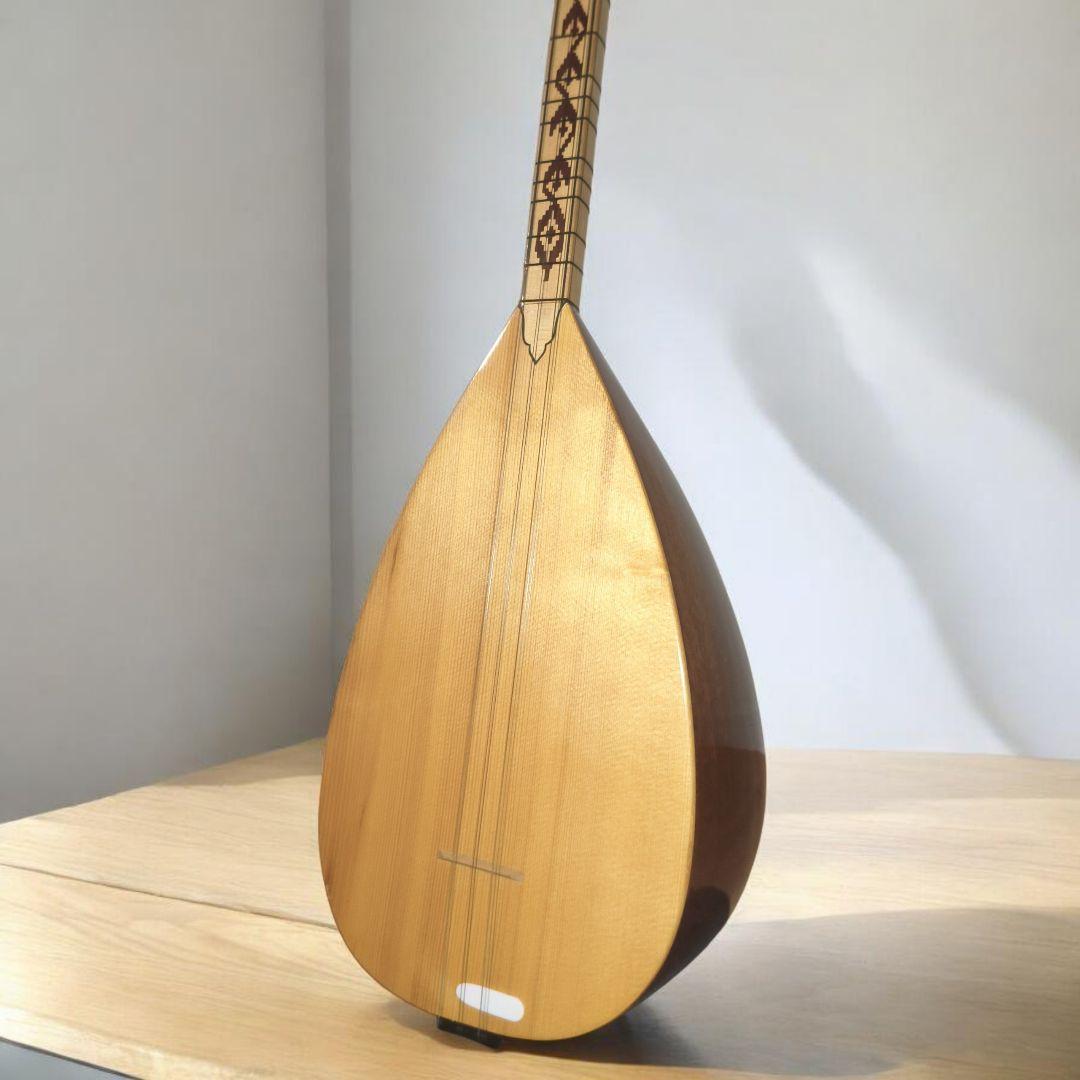 サズ トルコ 民族楽器 弦楽器 バーラマ 7弦 ケース付属 - メルカリ